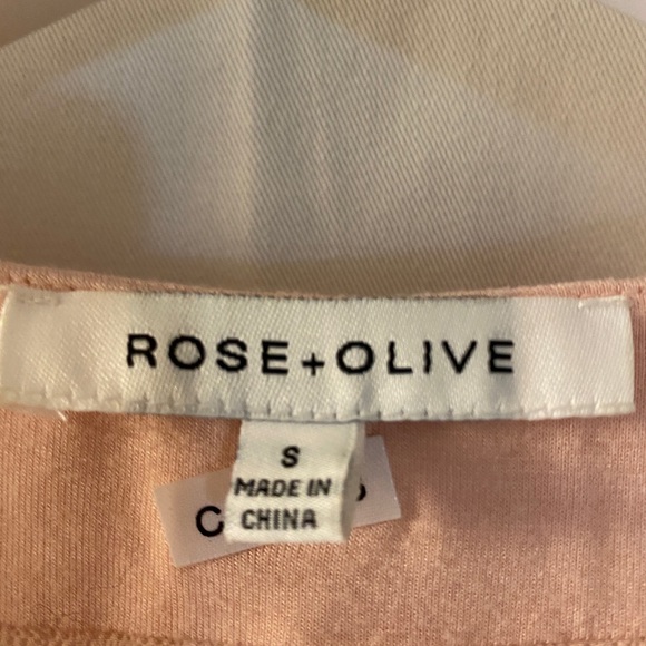 Asymmetric top Rose + Olive - Picture 5 of 5